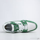 LV Trainer Green Monogram Denim White - Photo 4