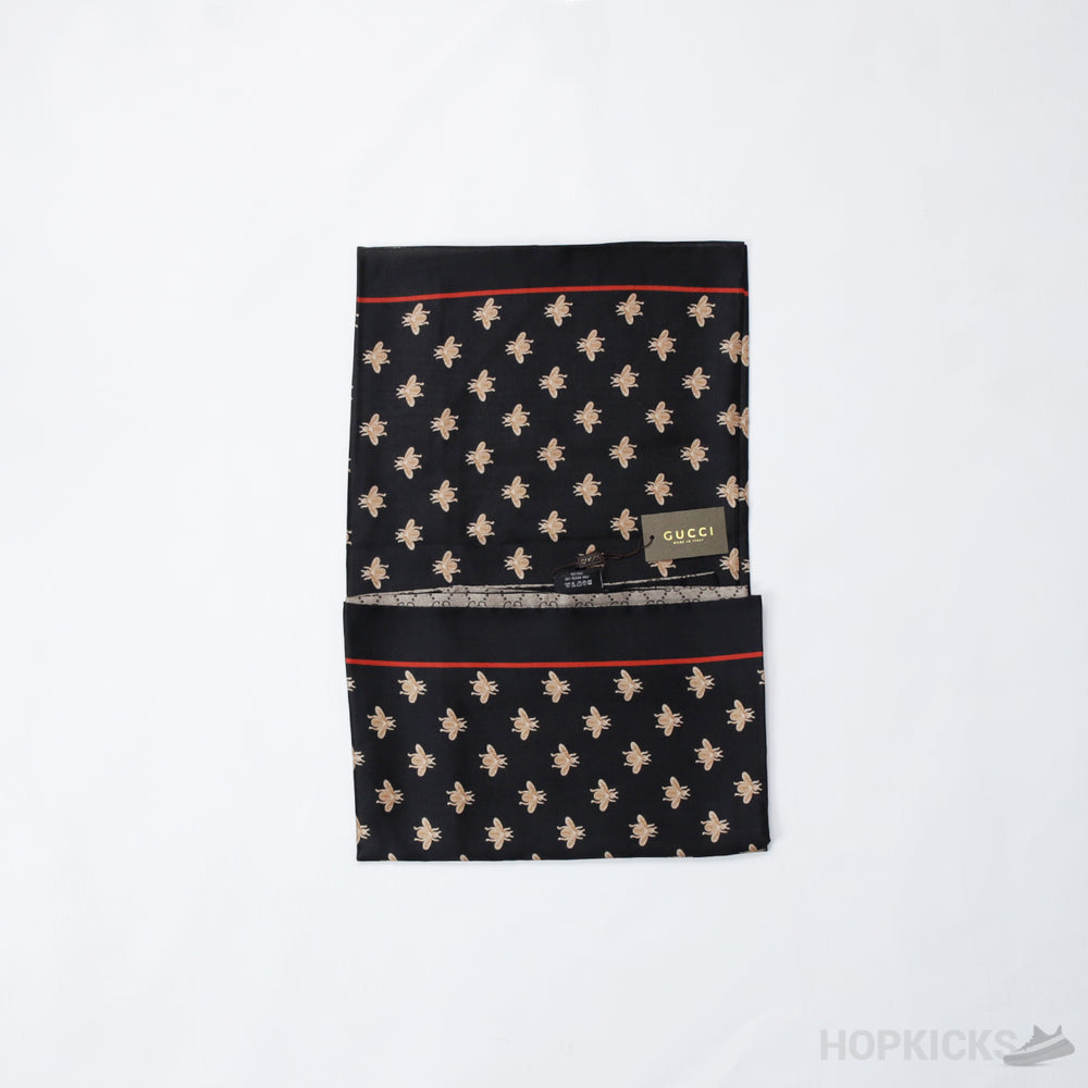 Gucci GG Bees Embroidered Scaff