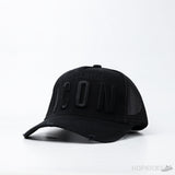 DSQ2/Icon Embroidered Baseball Black Cap - Photo 1