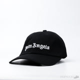 Palm Angels Baseball Featuring White Logo Black Cap - Photo 1
