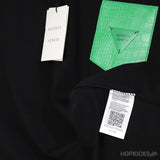 Bottega Veneta Green Logo Black T-Shirt - Photo 5