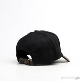 LV Logo Brown Monogram Black Cap - Photo 2
