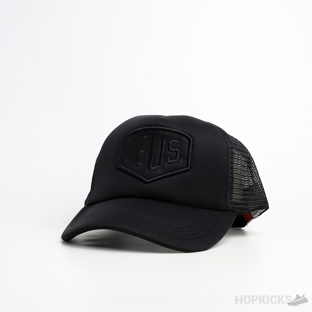 Deus Trucker Black Cap