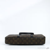 L*V Briefcase Porte Documents Voyage Monogram Black Brown - Photo 4