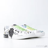 D&GG Graffiti-Printed Lace-Up Sneakers (Dot Perfect) - Photo 7