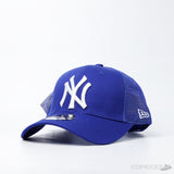 NY Baseball Trucker White Logo Navy Cap - Photo 1