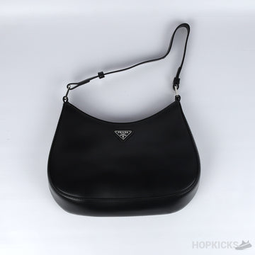 Prada Cleo brushed leather shoulder bag (Black) [Economy Batch]
