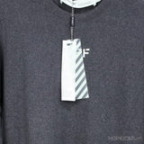 Off-White Cross Arrow Grey Sweatshirt - Photo 3