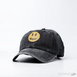 Crew Smiley - Rhinestone Baseball Grey Cap - Photo 1
