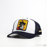 Goku Saiyan White Blue Trucker Cap - Photo 1