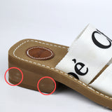Chloe Chunky Heel White Strip (Premium Batch) (Slightly Stained) - Photo 2