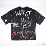 Balmain" No Is No" Printed T-Shirt - Photo 2