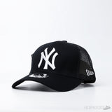 NY Baseball Trucker Black Cap - Photo 1