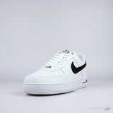 Nike Air Force 1 Low '07 White Black Pebbled Leather - Photo 2