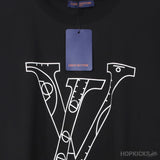 L*V x NBA Black 'Basketball Play' T-Shirt - Photo 4