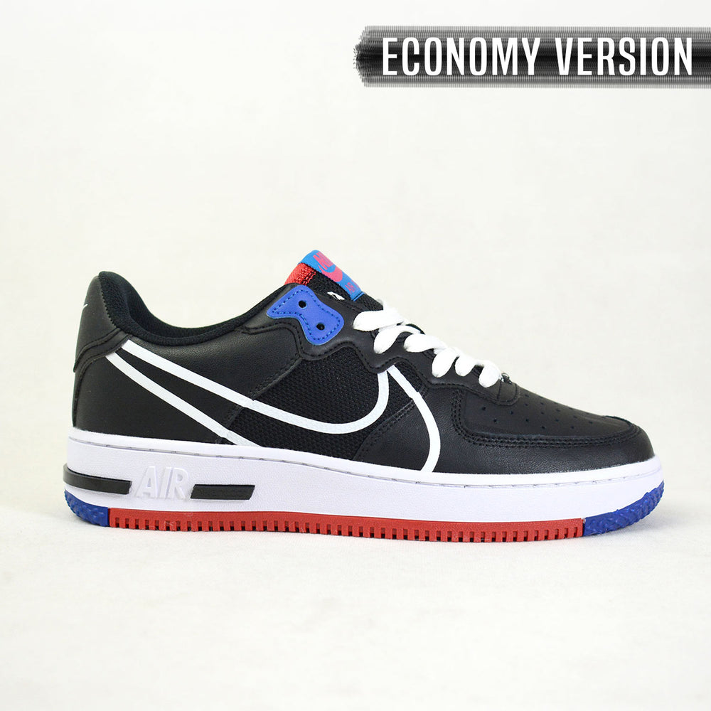 Air Force 1 React Black Gym Red