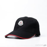 Moncler Black Strap Baseball Cap - Photo 1