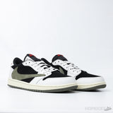Travis Scott x Air Jordan 1 Low OG 'Olive' (Dot Perfect) - Photo 7