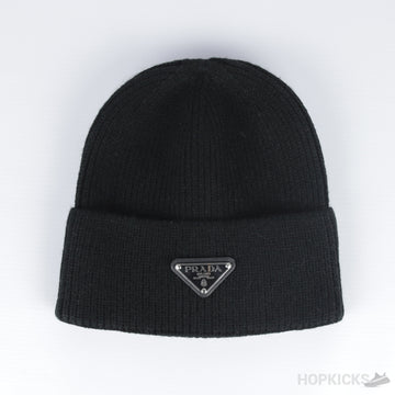 Prada Wool And Cashmere Beanies With Black