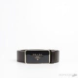 Prada Gold Brown Belt - Photo 1