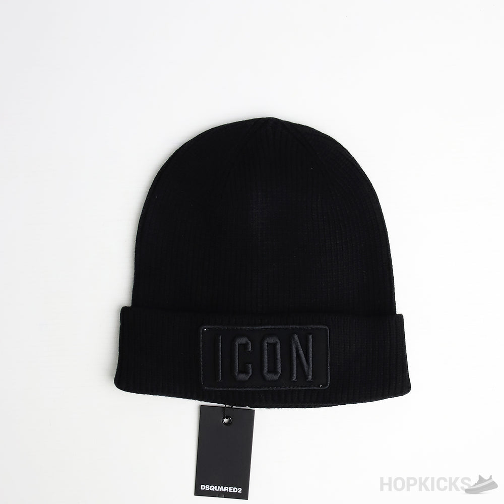 Dsquared2 Icon Black Beanie