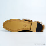 Gucci Princetown Floral furr Loafers - Photo 7