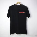 Prada Black Red Logo T-Shirt - Photo 1