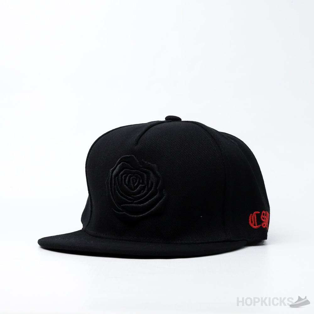 Cayler & Sons Black Flower Cap