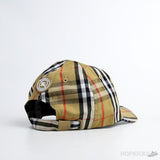 Burberry Pin Details Vintage Check Cap - Photo 2