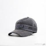 Dior Striped Logo Black Cap - Photo 1