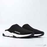 Bale*ciaga Speed Mule Black White (Dot Perfect) - Photo 7