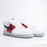 Nike Air Force 1 Low White Red Black (Icy Soles) (Dot Perfect) - Photo 7