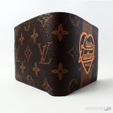 LV x Nigo Monogram Stripes Brown Multiple Wallet - Photo 3