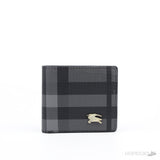 Burberry Bifold Wallet Dark Grey Check pattern - Photo 1