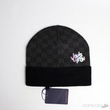 LV 12 Letters Beanie Black - Photo 1