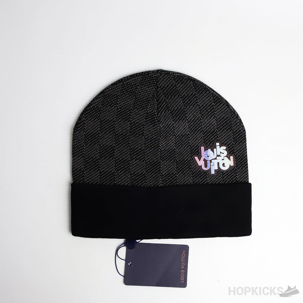 LV 12 Letters Beanie Black