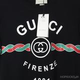Gucci Logo Washed Print Black T-shirt - Photo 3