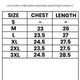 Louis Vuitton x NBA Leather Basketball Jacket (High End Batch) - Photo 3