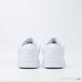 Air Jordan 1 Low Triple White Tumbled Leather (Premium Plus Batch) - Photo 8