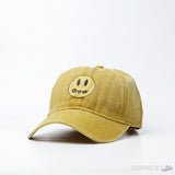 Crew Smiley - Rhinestone Baseball Yellow Cap - Photo 1