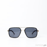 Cartier Men's Double-bar Metal Printed Frame Sunglasses - Photo 1