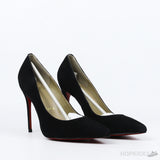 Kate 85mm Pumps Vean velours Black Women (Slightly Used) - Photo 1
