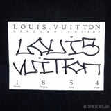 LV Signature Print Black T-Shirt - Photo 3