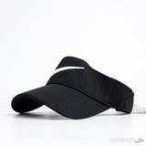 Nike Tech Swoosh Black Sun Visor Cap - Photo 1