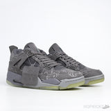 Kaws X Air Jordan 4 Grey [Glow In The Dark] - Photo 5
