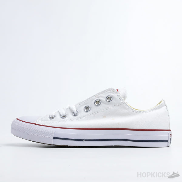 Chuck 70s Heritage Low White Leather (Dot Perfect) (slight Stain)