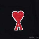 Ami Large Heart Black T-shirt - Photo 3