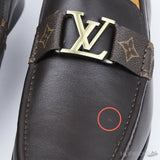 LV Brown Loafers (Dot Perfect) (Slightly Stains) - Photo 1
