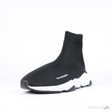 Bale*ciaga Speed Trainers Black White - Photo 2