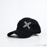 Kenzo Cross Print Logo Black Cap - Photo 1
